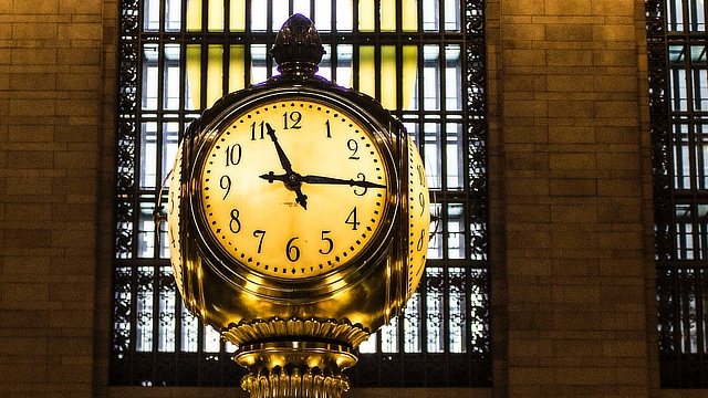 Clock at NYC Grand Central Station